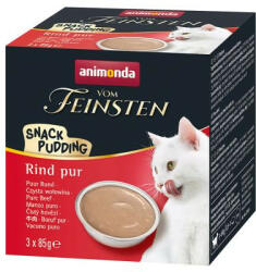 Animonda vom Feinsten Cat Snack puding marhával 3x85g (83018)