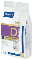 Virbac HPM Diet Cat Dermato D1 3kg - vetpluspatika