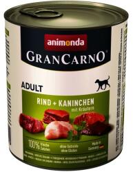 Animonda GranCarno Adult Marha-nyúl gyógynövénnyel 6x 800g (82767) - vetpluspatika
