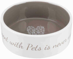 TRIXIE 25055 Pet's Home kerámia tál 1, 4l/20cm, krém - vetpluspatika