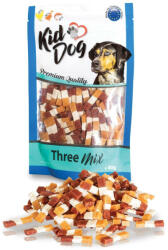 KIDDOG Three Mix - csirke, kacsa, tőkehal jutalomfalat kutyák részére 80g - vetpluspatika