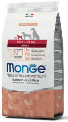 Monge Mini Adult Monoprotein lazac-rizs száraz kutyaeledel 7, 5kg - vetpluspatika