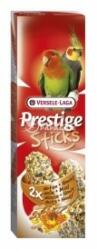 Versele-Laga Prestige Sticks Big Parakeets Nuts & Honey 2x70 g rudak közepes méretű papagájoknak (422313)