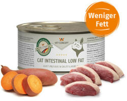 Vet-Concept Cat Intestinal Low Fat nedves diétás macskatáp 6x100g