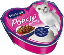 Vitakraft Poésie Sauce 85g tőkehal paradicsommal és tésztával alutálkás macskaeledel