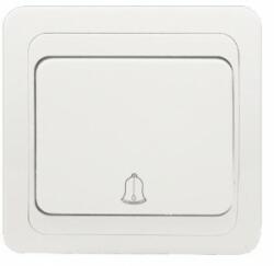 Evotools Intrerupator ingropat pentru sonerie, cu Intensitate: 10 A si Tensiunea maxima 250V, potrivit pentru comanda circuitului de sonerie in locuinte, apartamente, ateliere sau magazine. Se monteaza in doza
