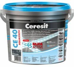 Ceresit CE 40 este un chit flexibil pe bază de ciment și compuși minerali, alb, în găleată de 5 kg, pentru rosturi de 2-15 mm. Se folosește la plăci ceramice, cărămizi de sticlă și piatră naturală, la interio