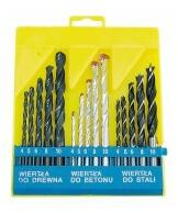 Profix Set Burghie-zidarie-lemn-metal - 15p Burghiu