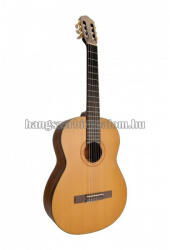  CST44-NTS - 4/4 klasszikus gitár, tömör lucfenyő fedlappal és gravírozott rozettával (J456J)
