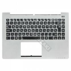 ASUS 90NB0051-R31HU0 gyári új fekete, magyar laptop billentyűzet + ezüst felső fedél (90NB0051-R31HU0)