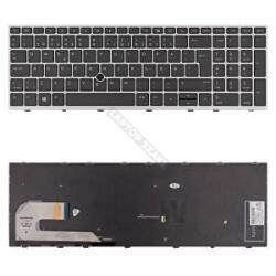 HP L12000-B71 gyári új, ezüst-fekete svéd laptop billentyűzet (15709)