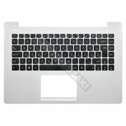 ASUS 90NB04W2-R31HU0 gyári új fekete magyar laptop billentyűzet + fehér felső fedél (13945)