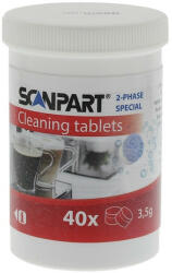 Scanpart 2790000220 kávéfözőhöz 2 fázis 3, 5 g 15 mm 40db tisztítótabletta - granddigital