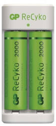 GP Batteries Eco E211 Akkutöltő + 2×AA GP ReCyko 2000