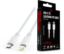 MaxLife TF-0138 Type-C - Lightning 2 m-es vezetékkel PD3.0 Cable - 20W adat- és töltőkábel - granddigital