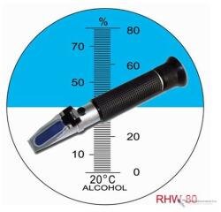  Alkoholfokoló refraktométer RHW-80