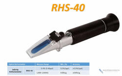 RHS-40ATC Tengervíz sótartalom mérő refraktométer