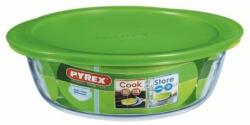 Pyrex COOK&STORE kerek sütőtál+műa. tető 26cm 2, 3 l