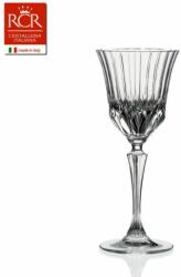 RCR Cristalleria Italiana Adagio talpas kristályüveg boros pohár 28 cl. 6 db