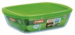 Pyrex COOK&STORE tégl. sütőtál+műa. tető 28x20x8cm 2, 5l