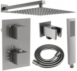 Mexen Cube DR02 rejtett zuhanygarnitúra esőzuhannyal 30x30 cm (6in1), grafit, 77502DR0230-66 (77502DR0230-66)