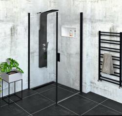 POLYSAN Polysan, Zoom Line fekete téglalap alakú zuhanyparaván 800x1000mm L / R változat, ZL1280BZL3210B (ZL1280BZL3210B)