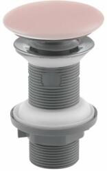 SAPHO Sapho, Mosdó kifolyó 5/4 "click-clack, kerámia huzat, vastagság 20-70mm, matt rózsaszín lazac, 38TP0167I (38TP0167I)