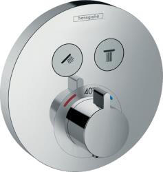Hansgrohe Shower Select, rejtett termosztatikus csaptelep 2 készülékhez, króm, 15743000 (HAN-15743000)