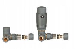 Invena Invena, axiális termosztatikus szelep, grafit, INV-CD-25-G15-S (INV-CD-25-G15-S)