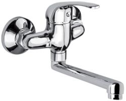 Mereo Mereo, Fali mosogatócsaptelep, Lila, egyenes karral 250 mm, króm, MER-CBEE302A01 (MER-CBEE302A01)