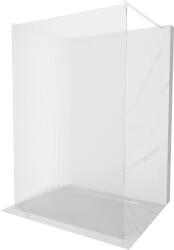 Mexen Kioto, Walk-In zuhany paraván 120 x 200 cm, 8 mm-es üveg bordás mintával, fehér profil, 800-120-002-20-09 (800-120-002-20-09)