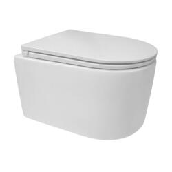 Mereo Mereo, kapucnis függő WC, RIMLESS, 495x360x370, kerámia, incl. ülések CSS113S, MER-VSD84S1 (MER-VSD84S1)