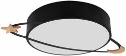Toolight Toollight - Mennyezeti lámpa Moon Black E27 60W APP866-C, fekete, OSW-08961 (OSW-08961)