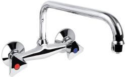 Mereo Mereo, Falra szerelhető mosogató csaptelep, Kasia, U-karos cső alakú o 18 mm - 230 mm, króm, MER-CBS301A04 (MER-CBS301A04)