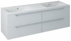 SAPHO Sapho, WAVE dupla mosdószekrény 149, 7x50x47, 8 cm, fehér (WA151), WA150-3030 (WA150-3030)