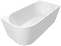 SAPHO Aqualine, TIBERA R álló sarokkád 140x70cm, fehér, E1055 (E1055)