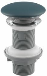 SAPHO Sapho, Mosdó kifolyó 5/4 "click-clack, kerámia burkolat, vastagság 20-70mm, matt zöld Benzin, 38TP0181I (38TP0181I)