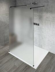 SAPHO Gelco, VARIO BLACK egyrészes térzuhany paraván, matt üveg, 800 mm, GX1480GX2214 (GX1480GX2214)
