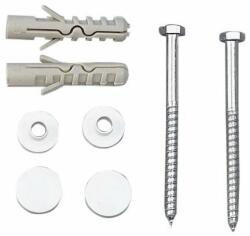 Aqualine Aqualine, MAK10 készlet WC csésze rögzítéséhez, csavar 6, 0x80, fehér, 40024 (40024)