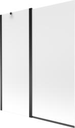 Mexen Flip, 1 szárnyú kádparaván 140 x 150 cm, 6 mm-es mattüveg, fekete profil, 894-140-101-70-30 (894-140-101-70-30)