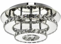 Toolight Szerszámlámpa, LED kristály mennyezeti lámpa 20W, semleges szín, APP412-C, króm, OSW-65010 (OSW-65010)
