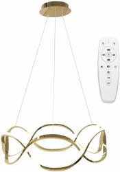 Toolight Szerszámlámpa, LED függőlámpa Twist 120W APP800-CP, arany, OSW-04023 (OSW-04023)