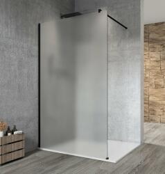 SAPHO Gelco, VARIO BLACK egyrészes zuhanyparaván falra szereléshez, matt üveg, 1200 mm, GX1412GX1014 (GX1412GX1014)