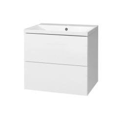 Mereo Mereo, Aira, 61 cm öntött márvány fürdőszobai szekrény, fehér, MER-CN710M (MER-CN710M)