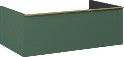 Elita Look, függő szekrény munkalap mosogatóhoz 80x45x28 cm 1S PDW, zöld matt, ELT-168565 (ELT-168565)