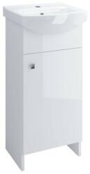 Cersanit Cersania + Sati, mosdószekrény Sati + mosdó Cersania 40 cm, fehér, S567-001-DSM (S567-001-DSM)
