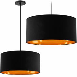 Toolight Szerszámlámpa - Függeszték 44cm 3xE27 60W APP621-1CP, fekete-arany, OSW-00079 (OSW-00079)