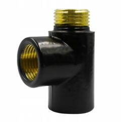 VarioTerm VarioTerm, T-idom fűtőelemhez 1/2", fekete matt, VAR-TR1/224 (VAR-TR1/224)