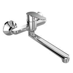 Mereo Mereo, Mosogató fali csaptelep, Zuna, lapos hevederrel 250 mm, króm, MER-CB302A01Z (MER-CB302A01Z)
