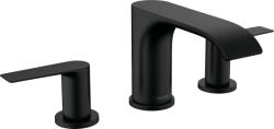 Hansgrohe Vivenis, mosdócsaptelep kifolyóval, 3 lyukú telepítés, EcoSmart, fekete matt, 75033670 (HAN-75033670)
